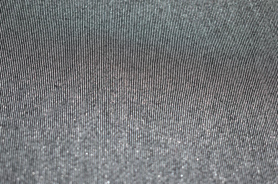Charcoal Printed Polyester Jersey Fabric
