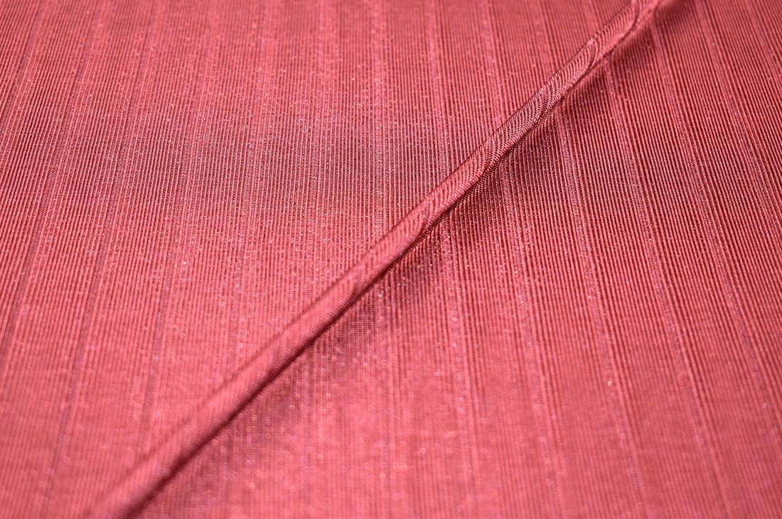 Dark Dusky Pink Polyester Jersey Fabric