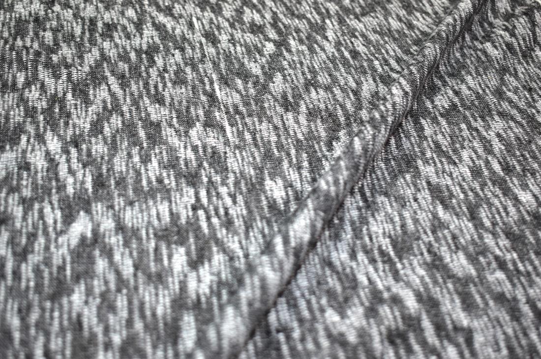 Grey Polyester Jersey Fabric
