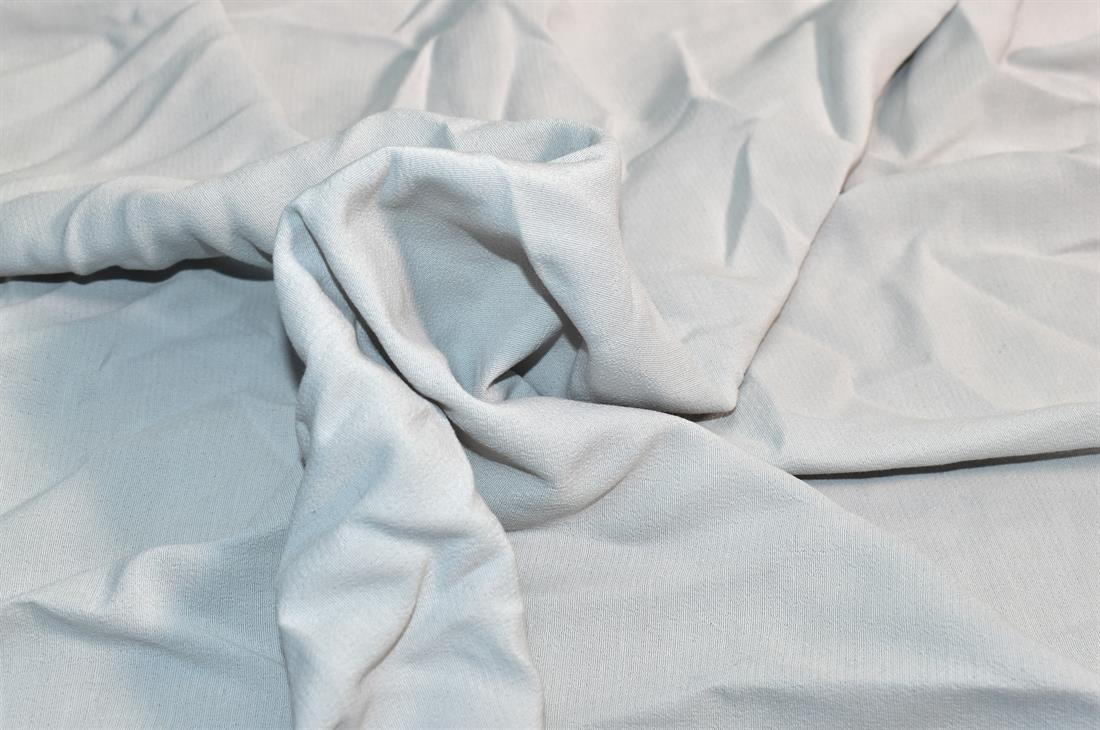 Silver Polyester Jersey Fabric