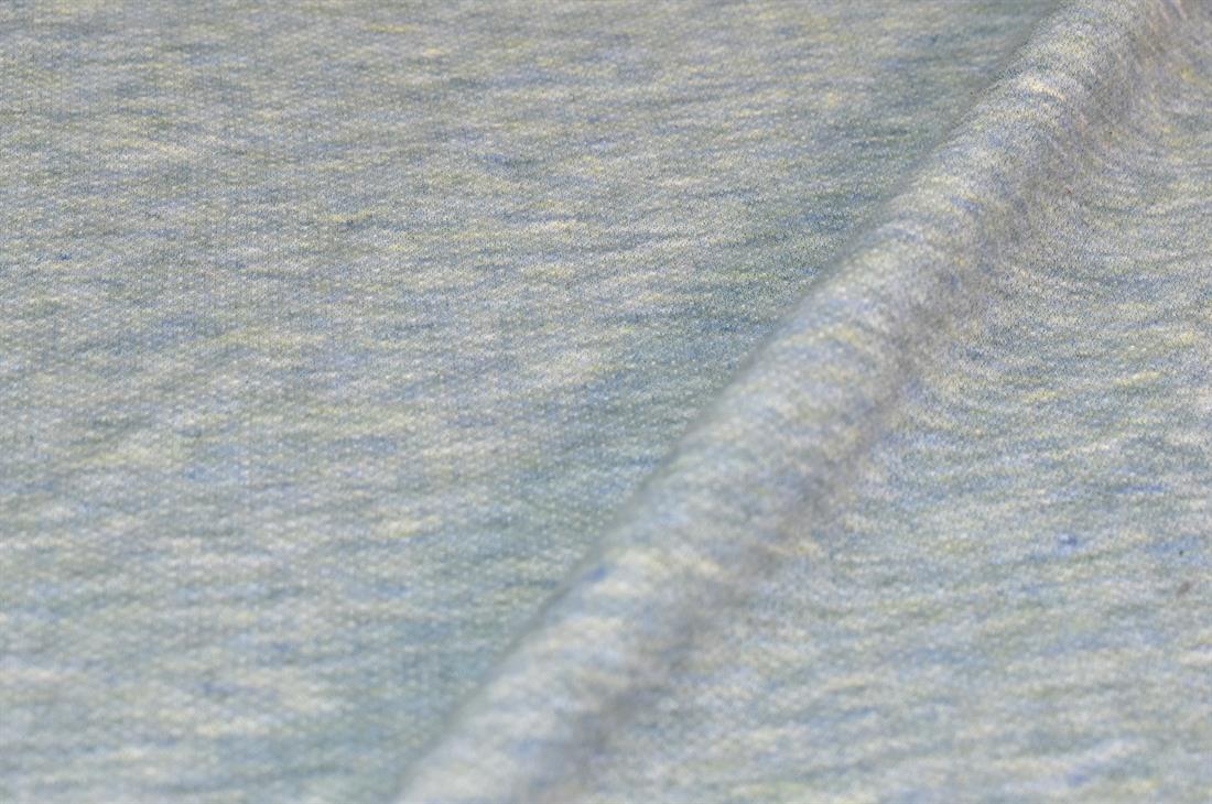 Blue & Lime Blue/Lime Polyester Wool Fabric
