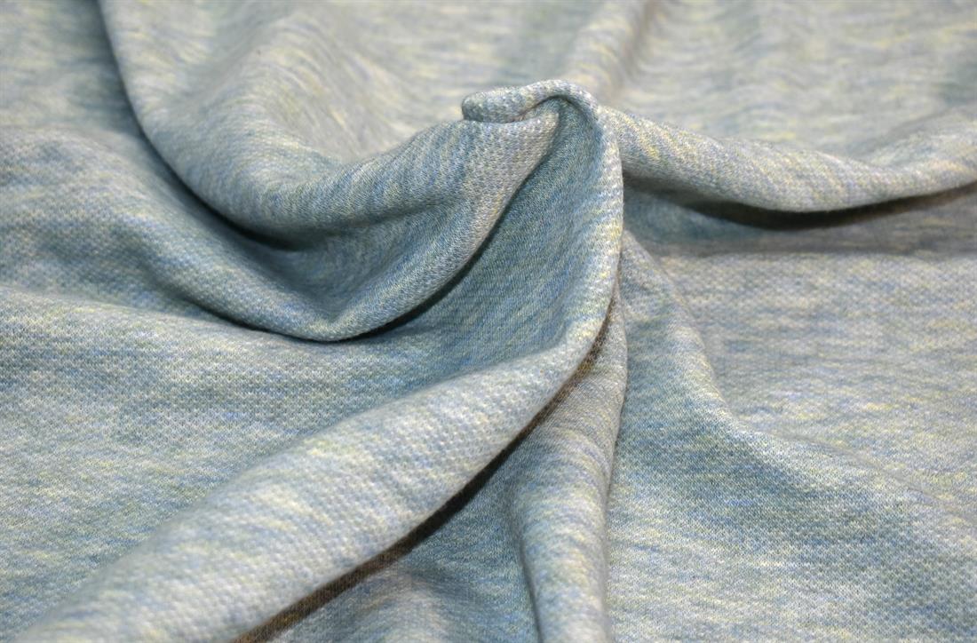 Blue & Lime Blue/Lime Polyester Wool Fabric