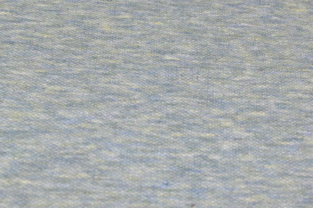 Blue & Lime Blue/Lime Polyester Wool Fabric