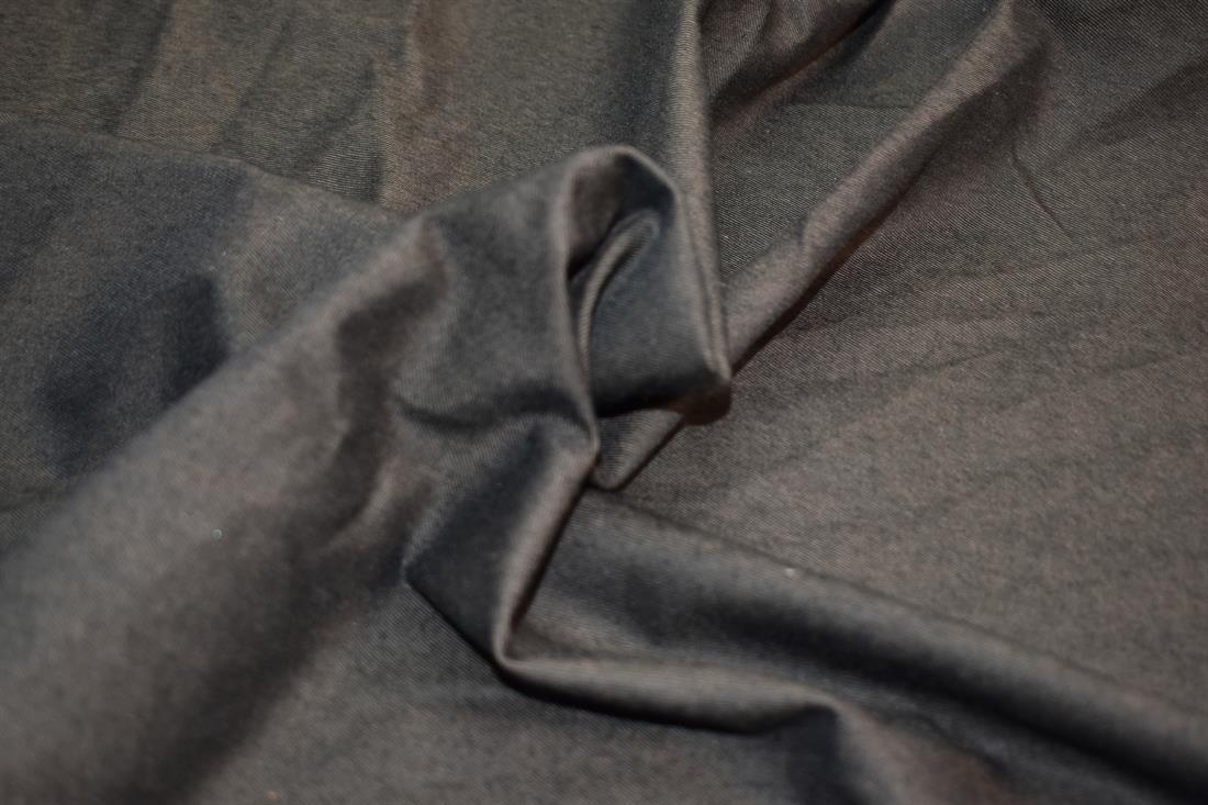 Chocolate Brown Plain Polyester Fabric