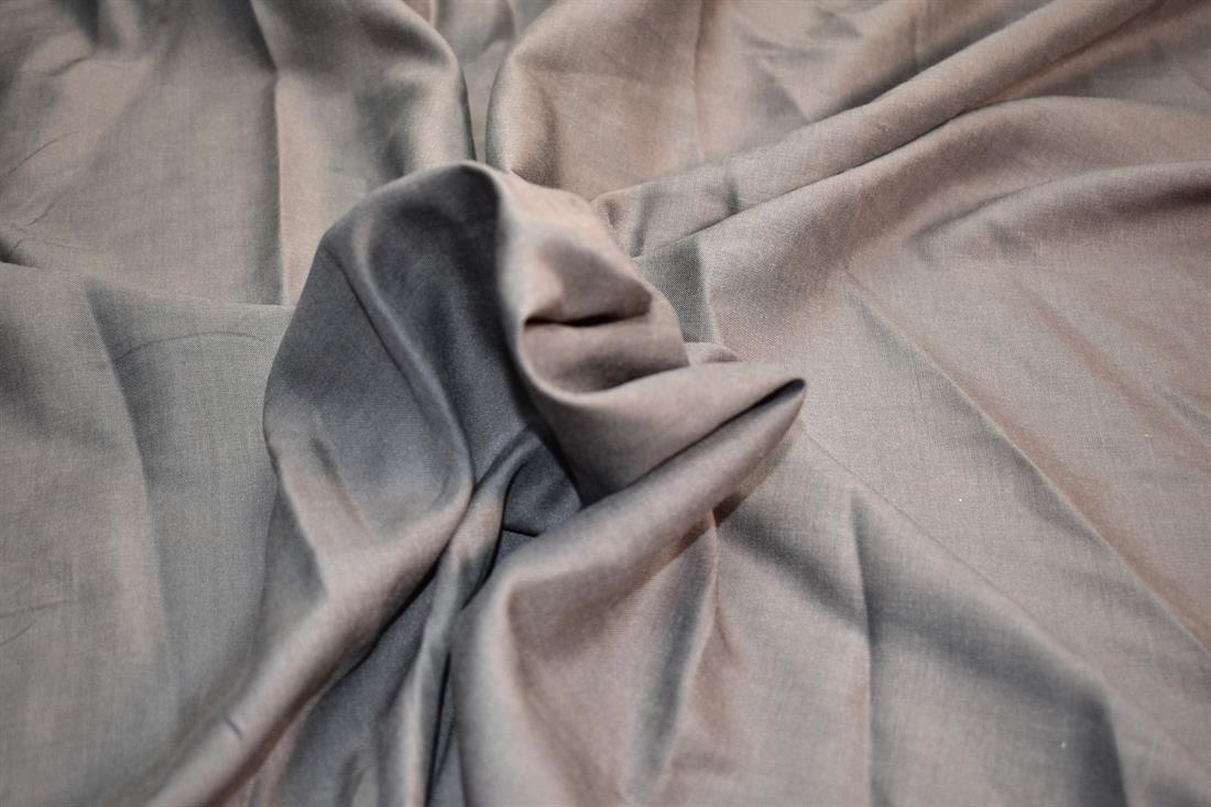 Beige Plain Polyester Fabric