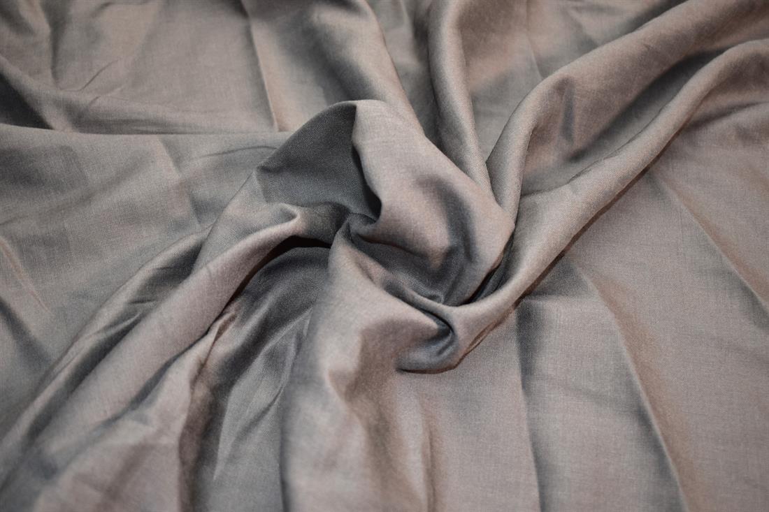 Beige Plain Polyester Fabric