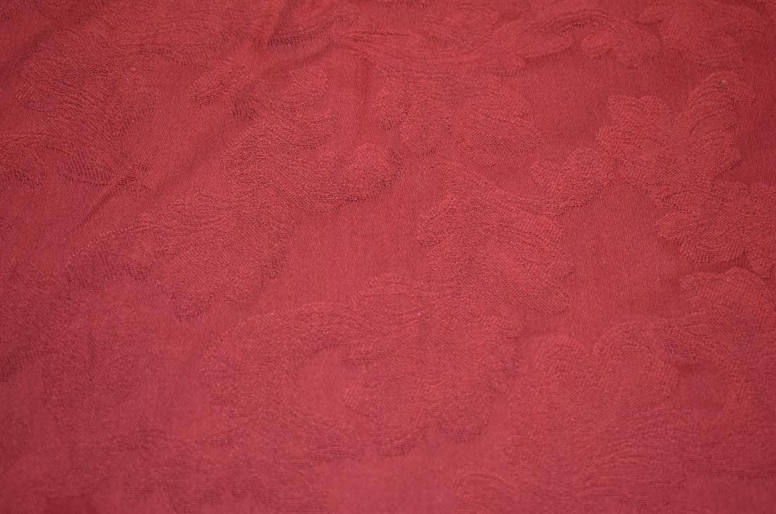 Wine Polyester Embroidery Fabric
