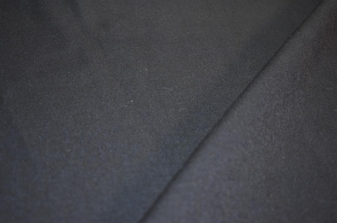 Dark Navy Plain Polyester Fabric