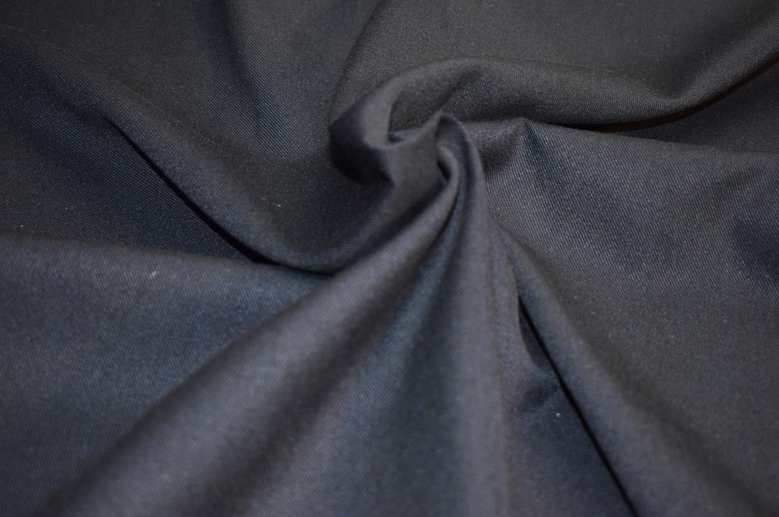 Dark Navy Plain Polyester Fabric