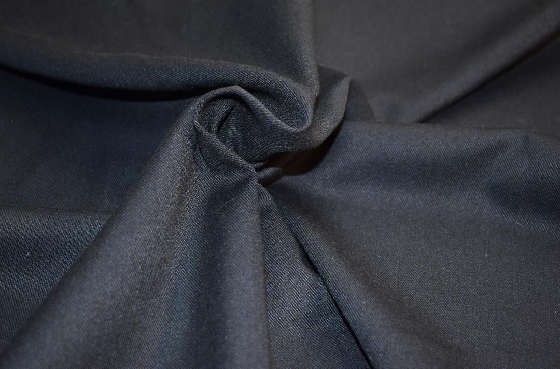 Dark Navy Plain Polyester Fabric