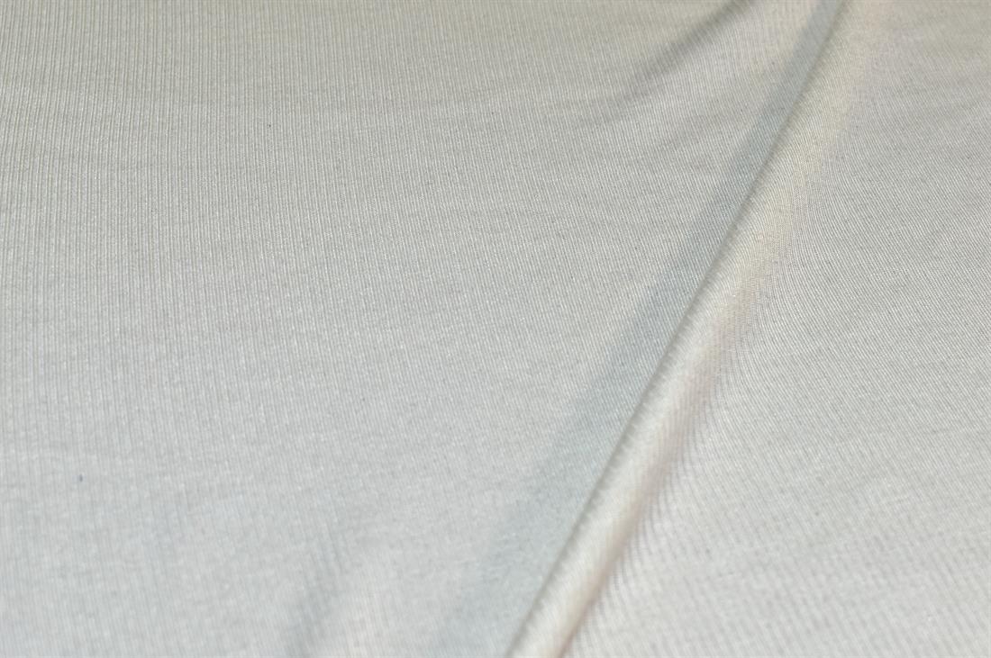 Ivory Polyester Jersey Fabric