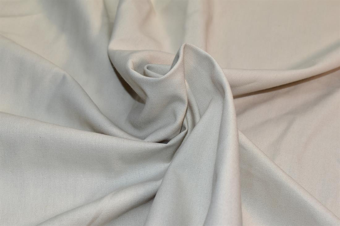 Cream Plain Polyester Jersey Fabric