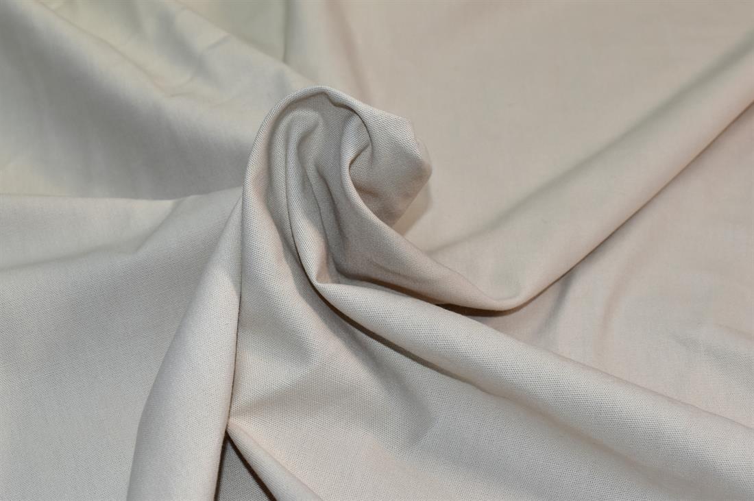 Cream Plain Polyester Jersey Fabric