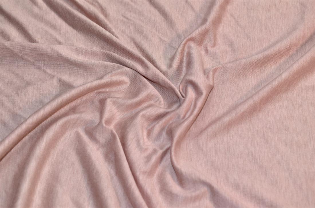 Light Peach Plain Polyester Jersey Fabric