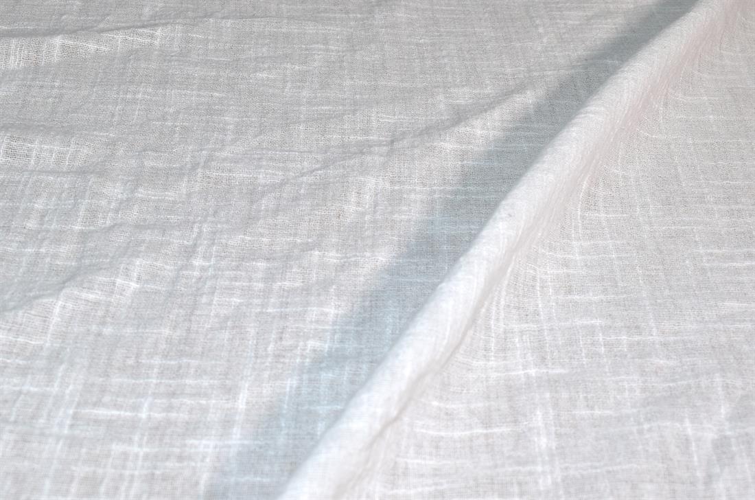White Plain Polyester Woven Fabric