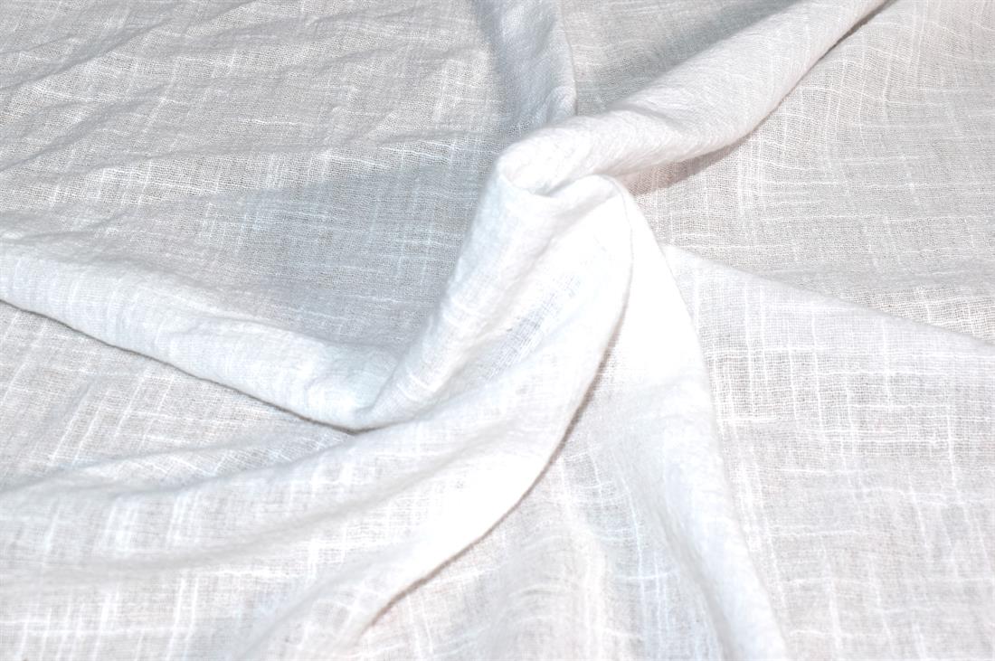 White Plain Polyester Woven Fabric