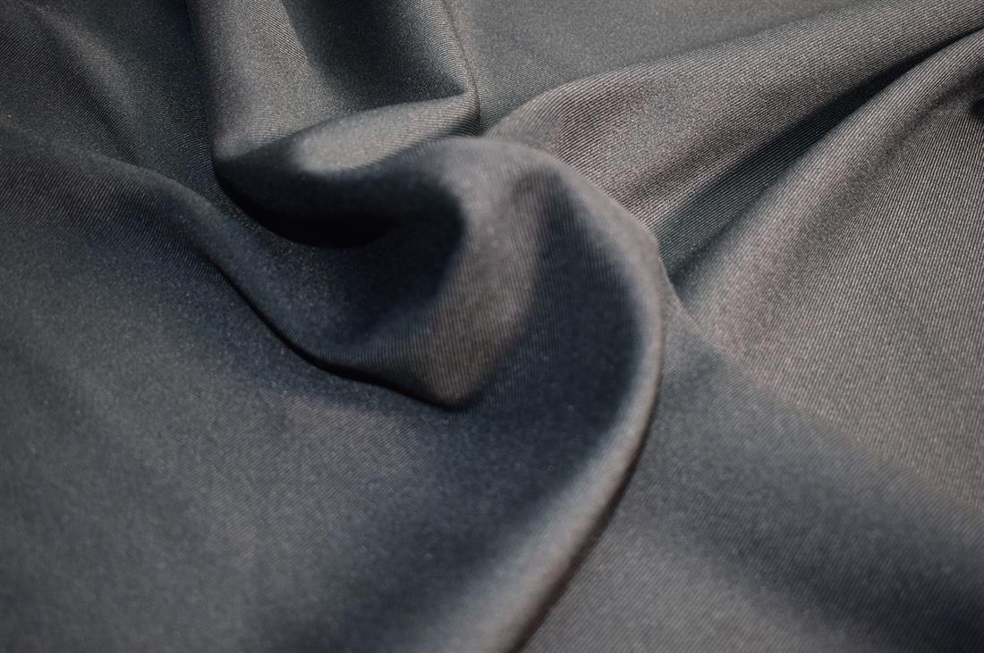 Black Plain Polyester Fabric