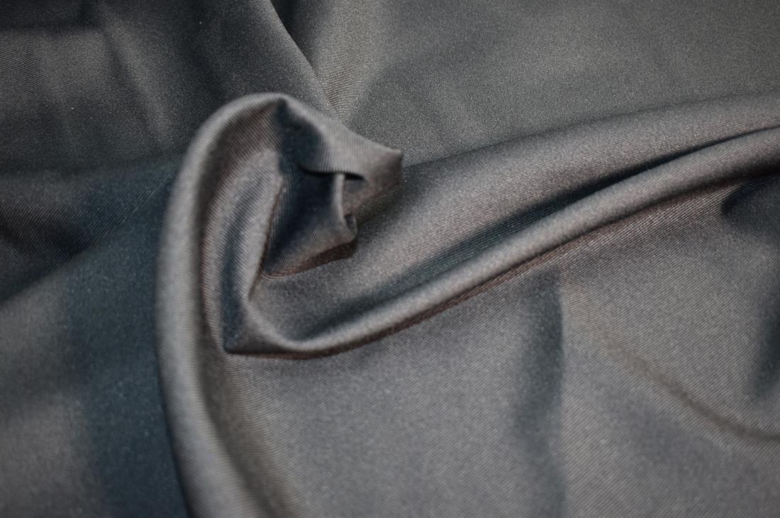 Black Plain Polyester Fabric
