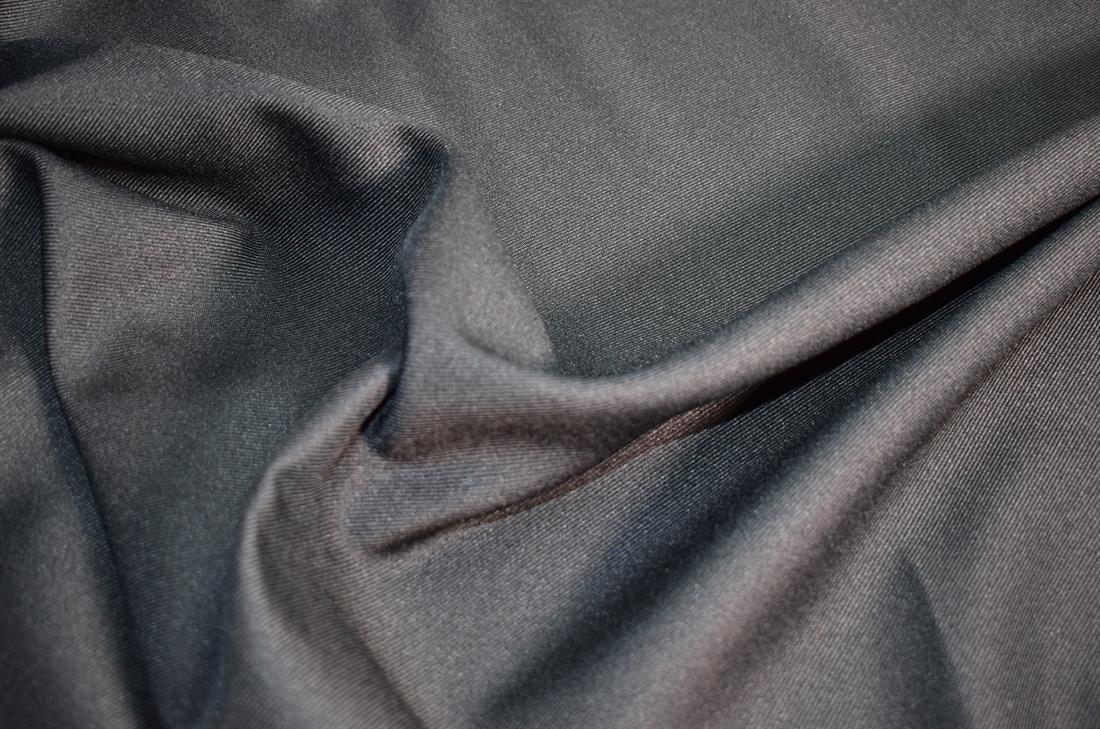 Black Plain Polyester Fabric