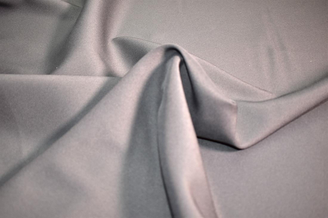 Grey Plain Polyester Fabric