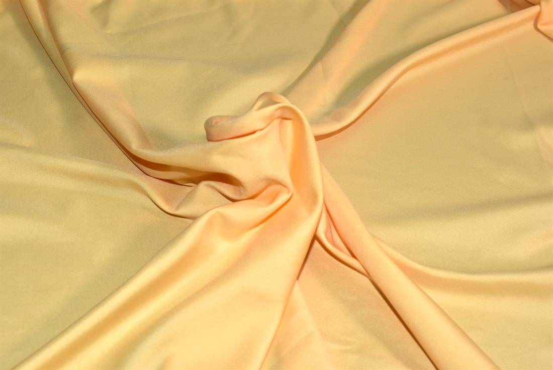 Light Peach Plain Polyester Fabric