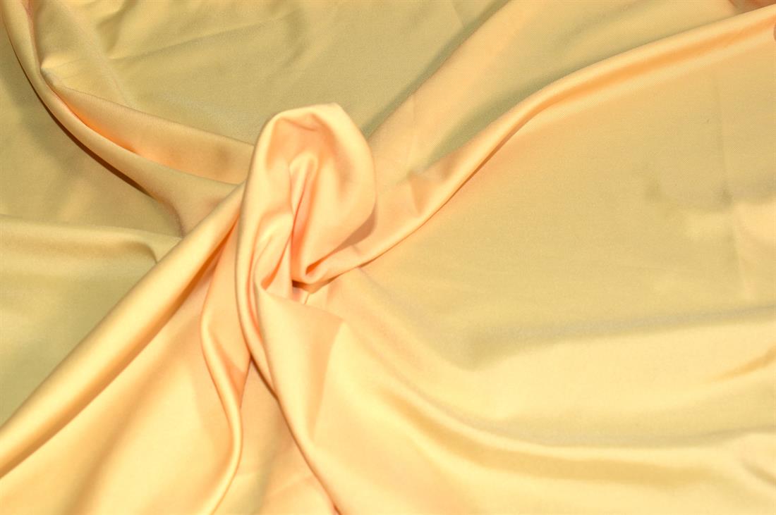 Light Peach Plain Polyester Fabric