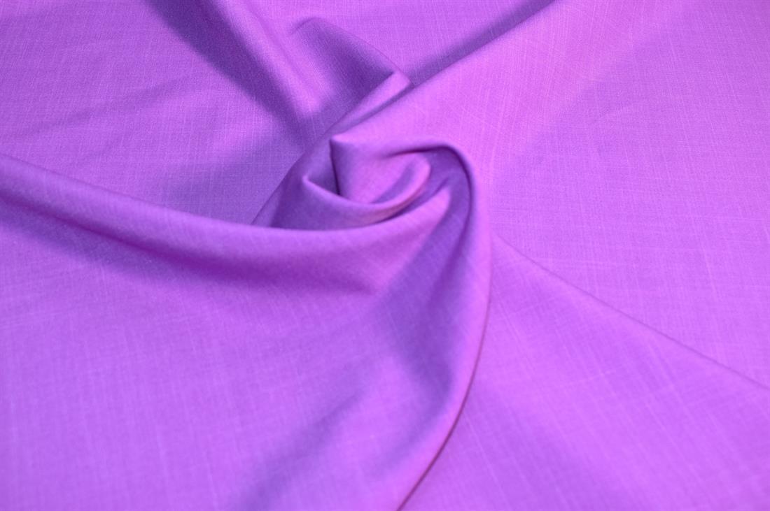 Lilac Plain Polyester Fabric