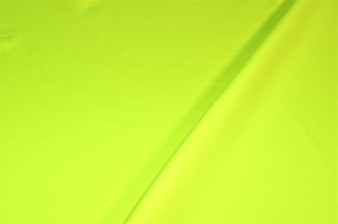 Flo Yellow Plain Polyester Fabric