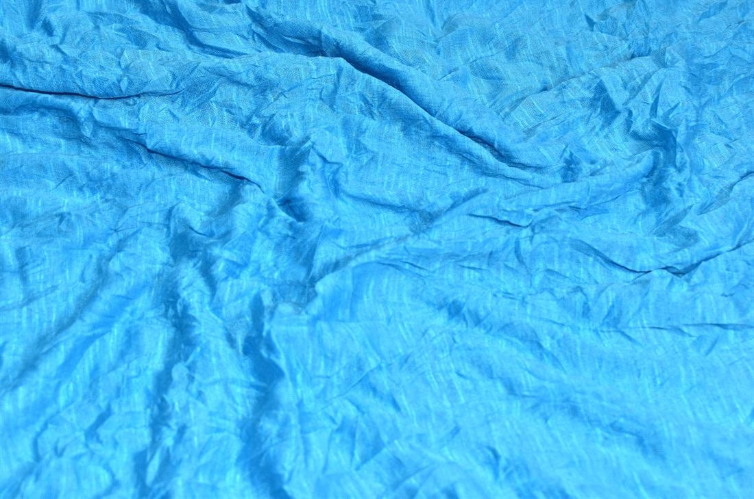 Blue Plain Polyester Jersey Fabric