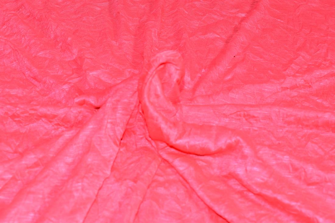 Cerise Plain Polyester Jersey Fabric