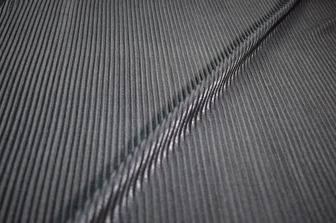 Black Polyester Jersey Fabric