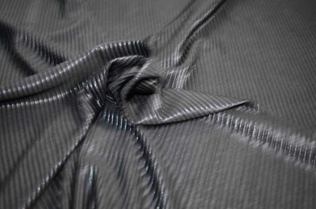 Black Polyester Jersey Fabric