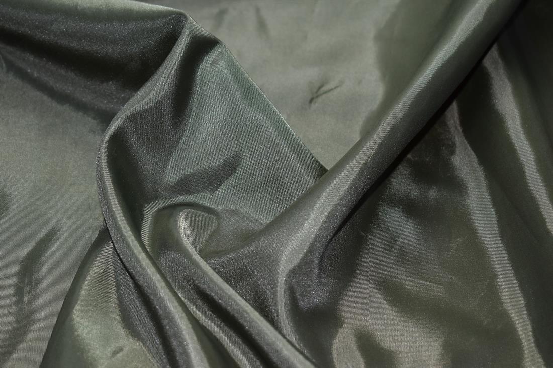 Bottle Green Plain Polyester Taffeta Fabric
