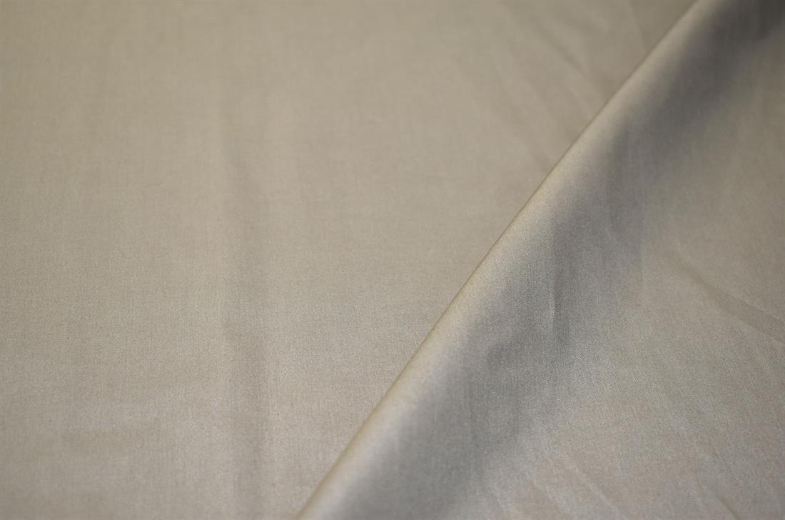 Beige Plain Polyester Fabric