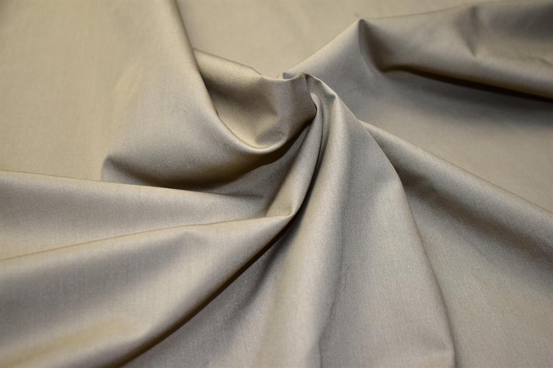 Beige Plain Polyester Fabric