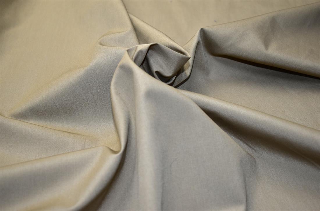 Beige Plain Polyester Fabric