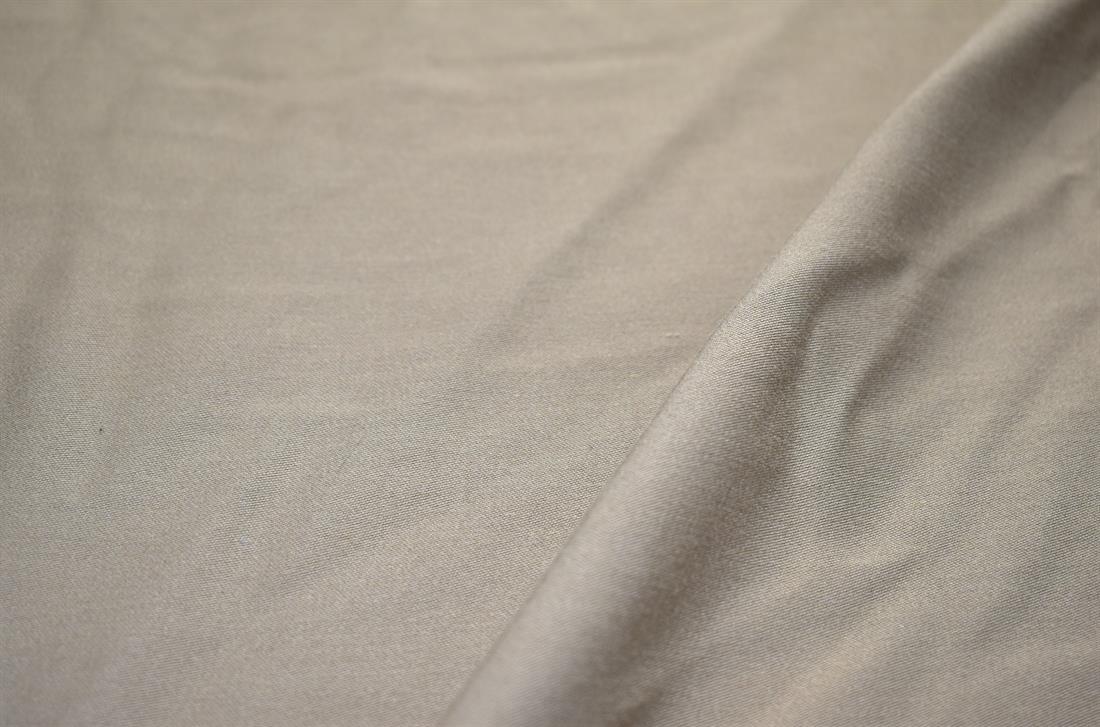 Beige Plain Polyester Fabric