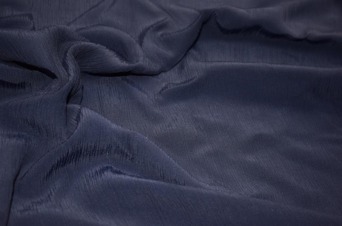 Navy Plain Polyester Fabric