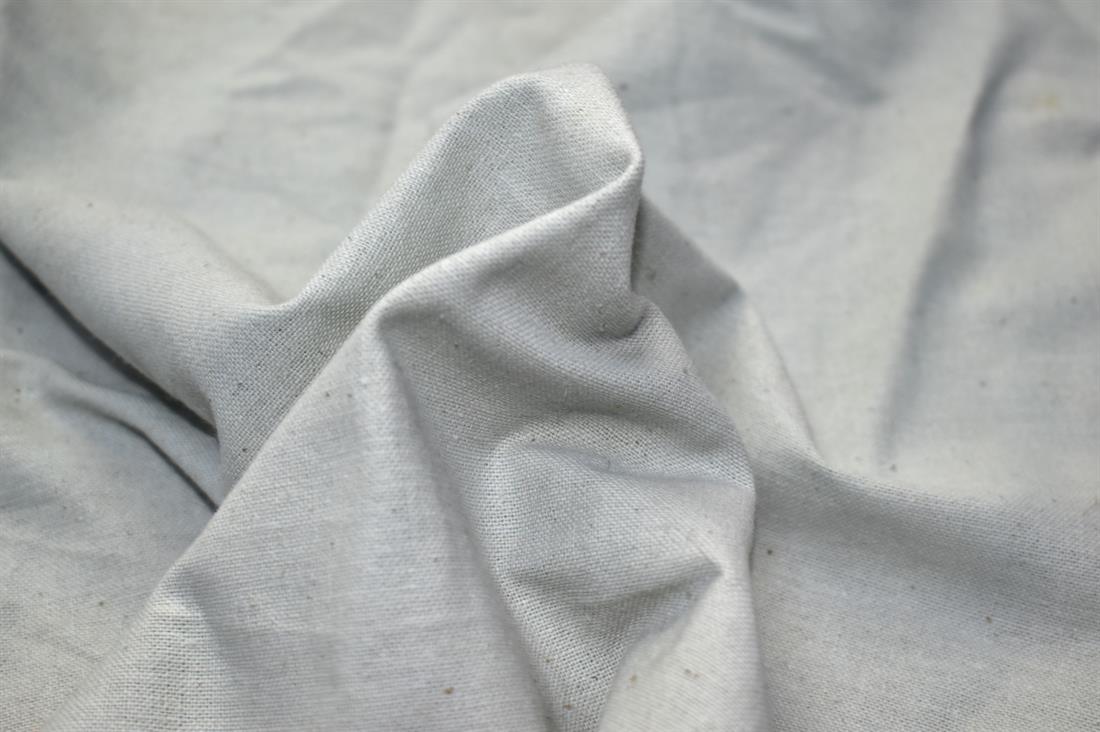 Silver & Grey Plain Polyester Fabric