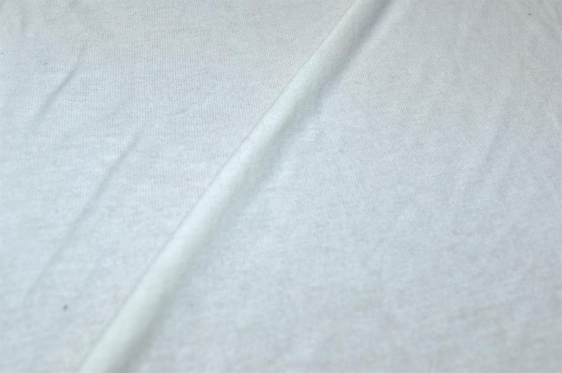 Ivory Plain Polyester Jersey Fabric