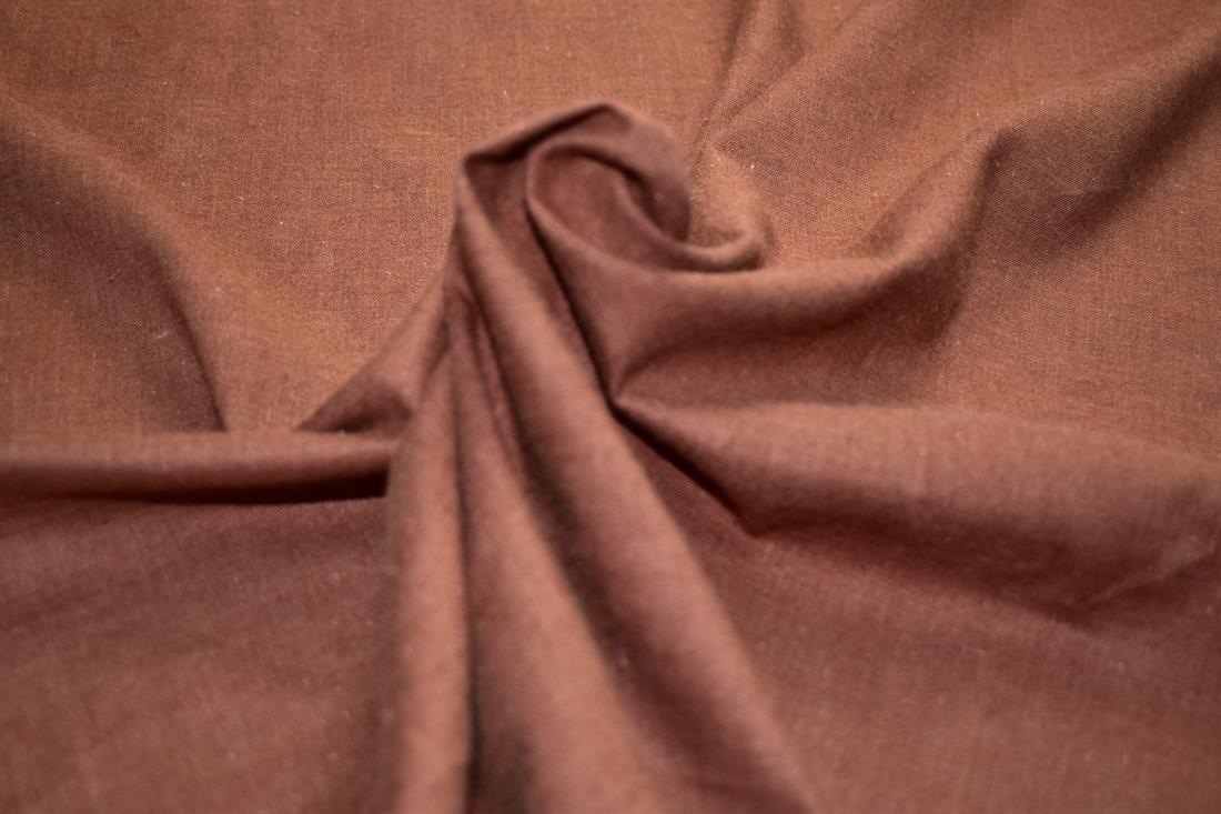 Brown Plain Polyester Fabric
