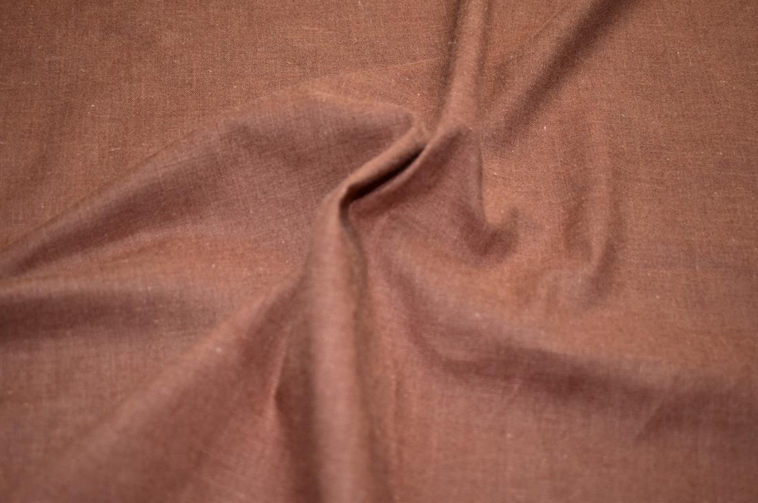 Brown Plain Polyester Fabric