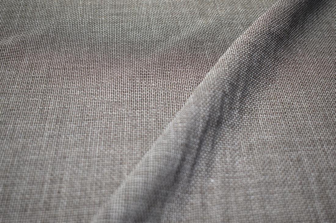 Dark Grey Plain Polyester Fabric