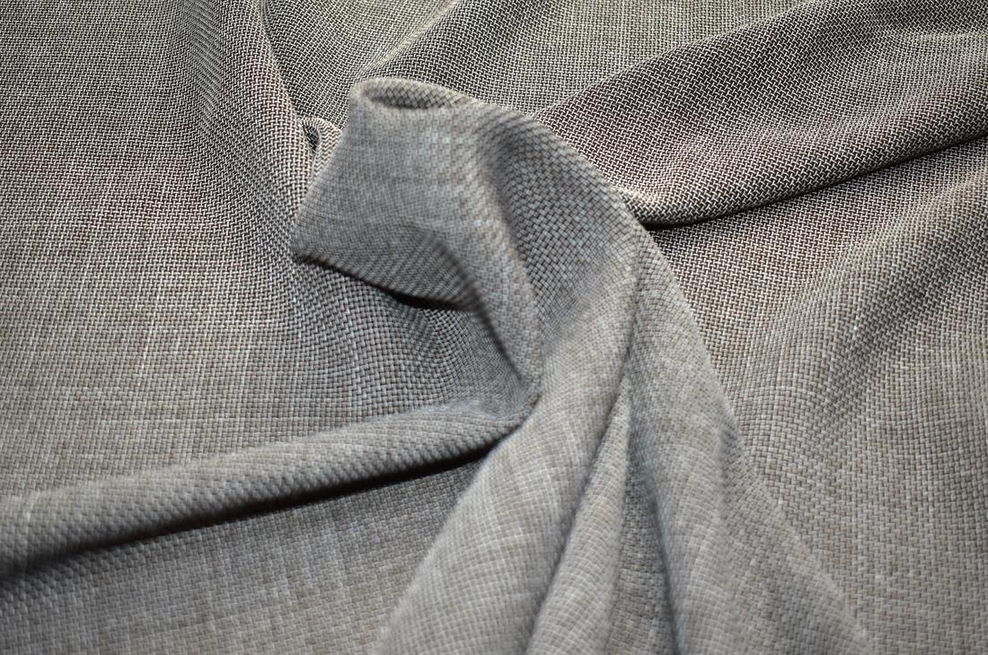 Dark Grey Plain Polyester Fabric
