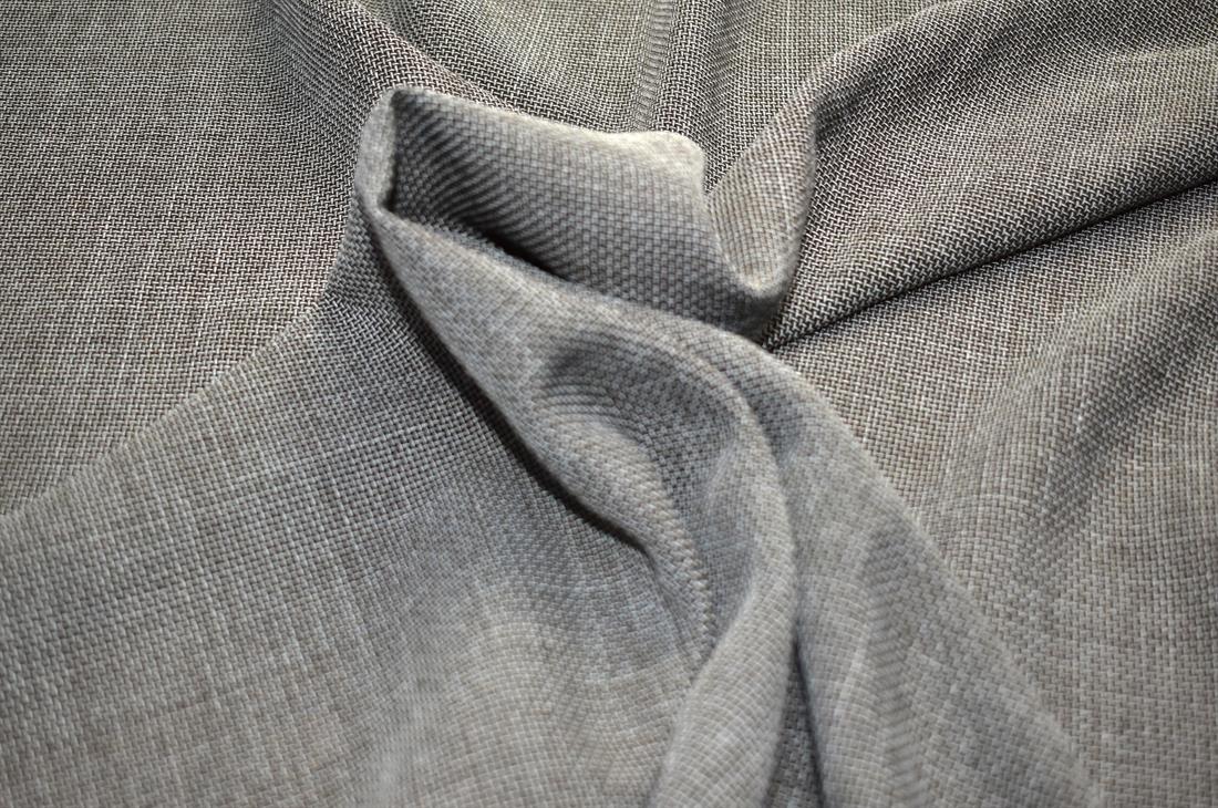 Dark Grey Plain Polyester Fabric
