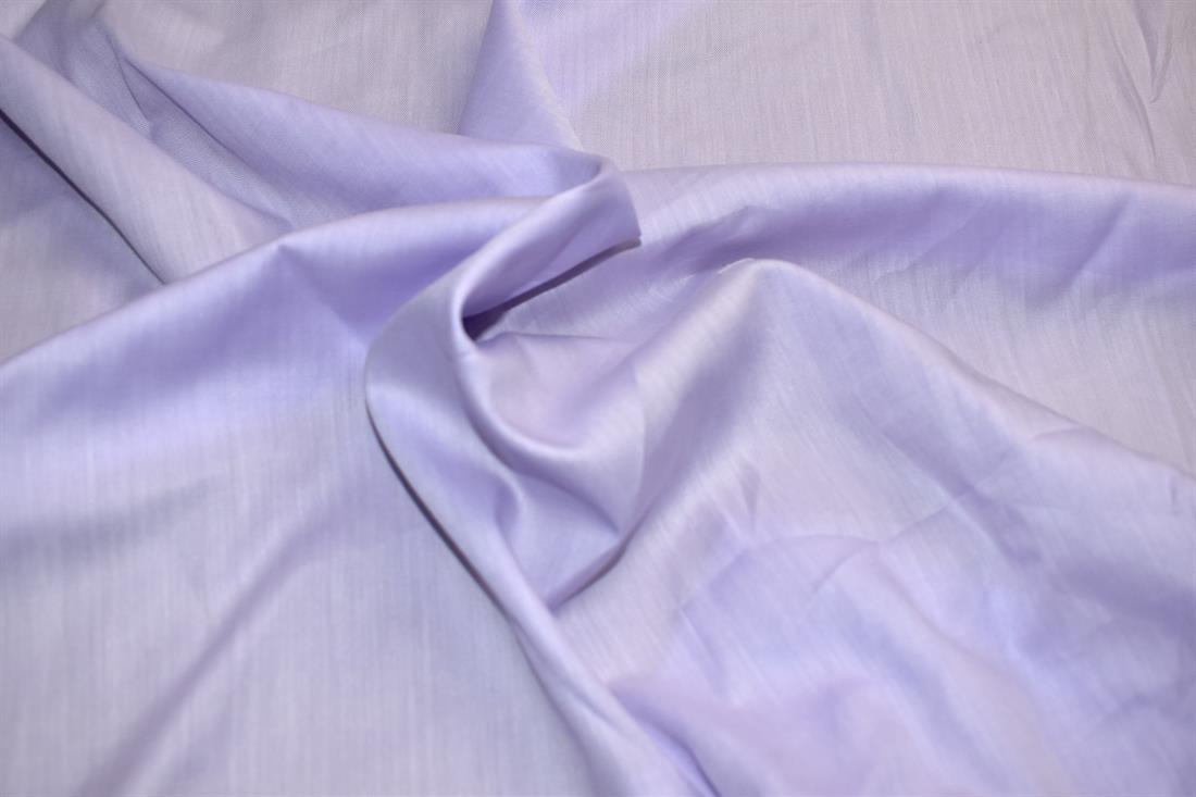 Lilac Plain Polyester Cotton Fabric