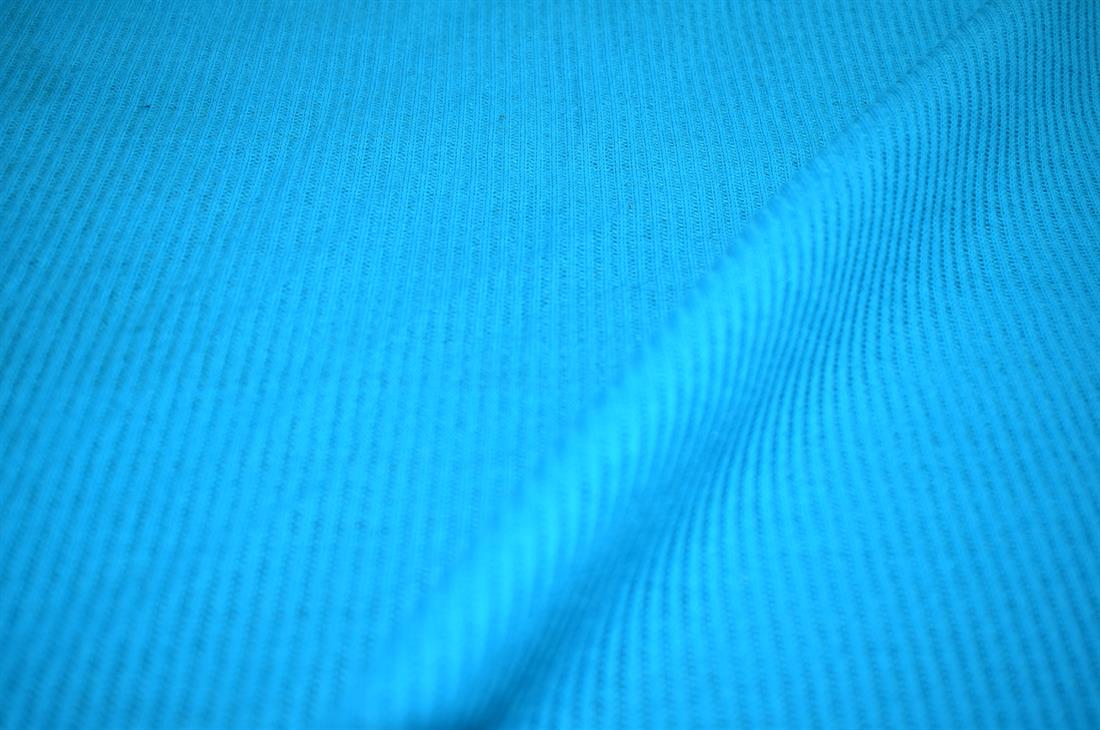 Turquoise Plain Polyester Fabric