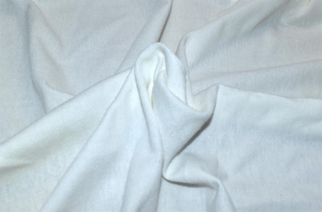 Cream Plain Polyester Fabric