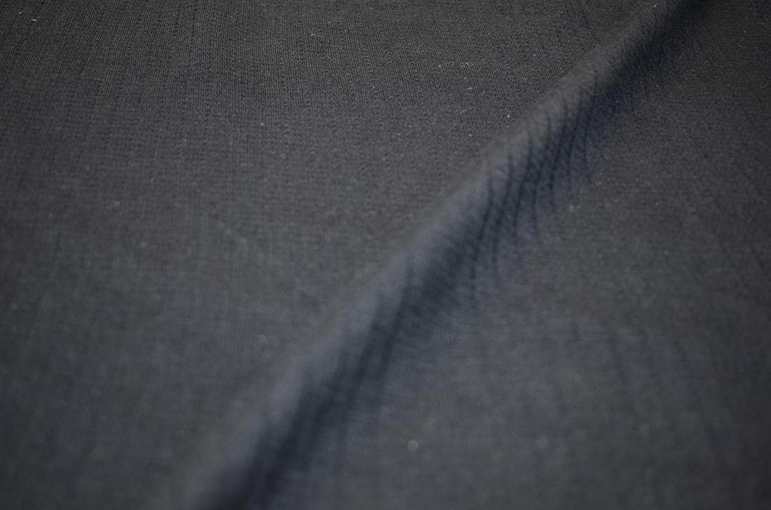 Black Polyester Jersey Fabric
