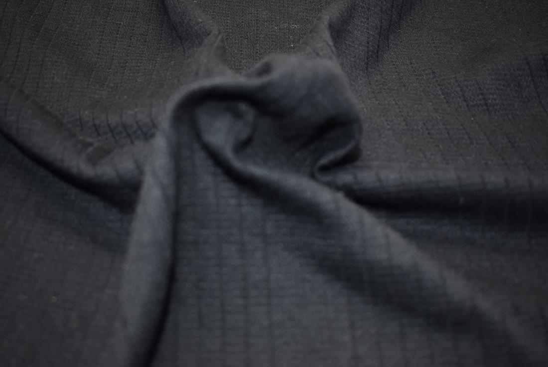 Black Polyester Jersey Fabric